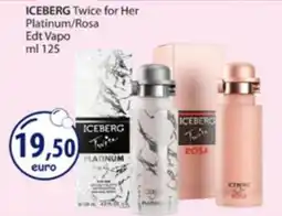Acqua & Sapone ICEBERG Twice for Her Platinum/Rosa offerta