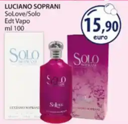 Acqua & Sapone SoLove/Solo Edt Vapo offerta