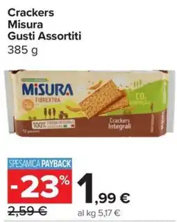 Carrefour Express Crackers Misura Gusti Assortiti offerta