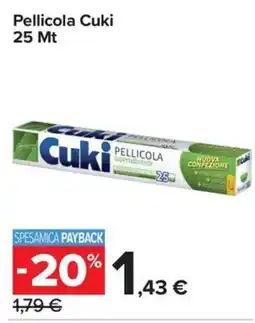Carrefour Express Pellicola Cuki offerta