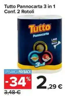 Carrefour Express Tutto Pannocarta 3 in 1 offerta