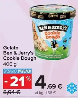 Carrefour Express Gelato Ben & Jerry's Cookie Dough offerta