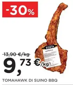 Orvea TOMAHAWK DI SUINO BBQ BONTA offerta