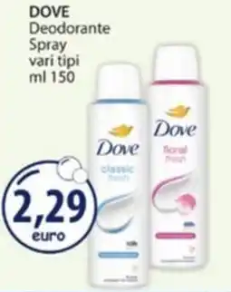 Acqua & Sapone Dove Deodorante Spray offerta