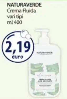 Acqua & Sapone NATURAVERDE Crema Fluida offerta