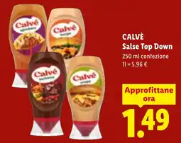 Lidl CALVÈ Salse Top Down offerta