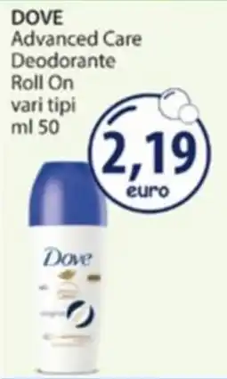 Acqua & Sapone DOVE Advanced Care Deodorante Roll On offerta