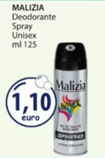 Acqua & Sapone Malizia Deodorante Spray Unisex offerta