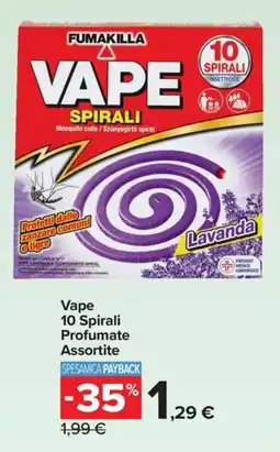 Carrefour Express FUMAKILLA VAPE SPIRALI offerta