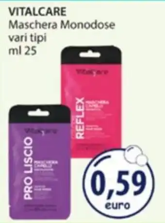 Acqua & Sapone VITALCARE Maschera Monodose offerta