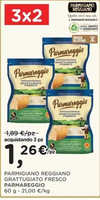 Orvea Parmigiano Reggiano Grattugiato Fresco Parmareggio offerta