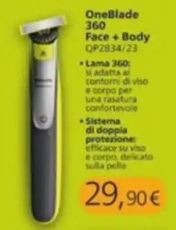 Acqua & Sapone OneBlade 360 Face + Body offerta
