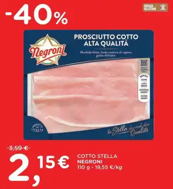 Orvea Prosciutto Cotto Alta Qualità Negroni offerta