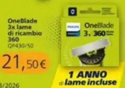 Acqua & Sapone OneBlade Philips offerta