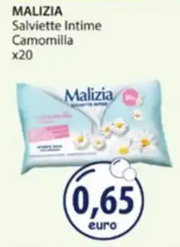 Acqua & Sapone Malizia Salviette Intime Camomilla offerta