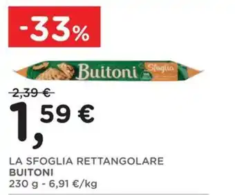 Orvea LA SFOGLIA RETTANGOLARE BUITONI offerta