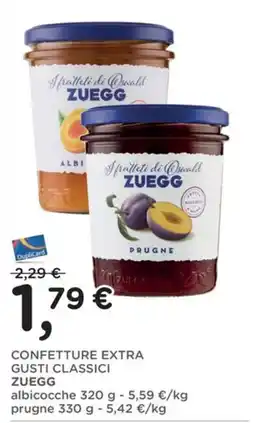 Orvea Confetture extra gusti classici Zuegg offerta