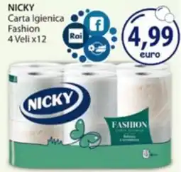 Acqua & Sapone NICKY Carta Igienica Fashion offerta