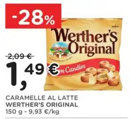 Orvea Caramelle al latte Werther's Original offerta