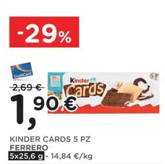 Orvea KINDER CARDS FERRERO offerta