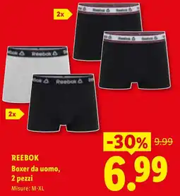 Lidl REEBOK Boxer da uomo offerta