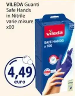 Acqua & Sapone VILEDA Guanti Safe Hands in Nitrile offerta