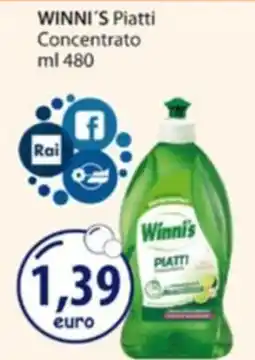 Acqua & Sapone Winni's Piatti offerta