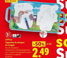 Lidl Lupilu tappetino da disegno da viaggio offerta