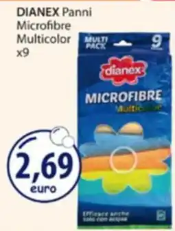 Acqua & Sapone DIANEX Panni Microfibra Multicolor offerta