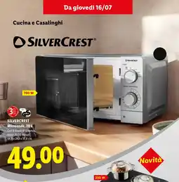 Lidl SILVERCREST Microonde offerta