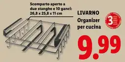 Lidl LIVARNO Organizer per cucina offerta
