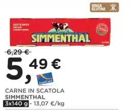 Orvea CARNE IN SCATOLA SIMMENTHAL offerta