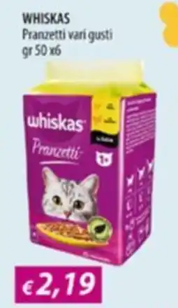 Acqua & Sapone WHISKAS Pranzetti vari gusti offerta