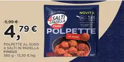 Orvea POLPETTE AL SUGO 4 SALTI IN PADELLA FINDUS offerta