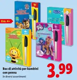 Lidl Box di attività per bambini offerta