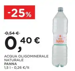 Orvea Acqua Oligominerale Naturale Panna offerta