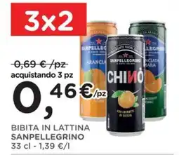 Orvea BIBITA IN LATTINA SANPELLEGRINO offerta