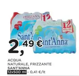 Orvea ACQUA NATURALE, FRIZZANTE SANT'ANNA offerta
