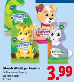 Lidl Libro di attività per bambini offerta