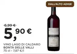 Orvea VINO LAGO DI CALDARO BONTÀ DELLE VALLI offerta