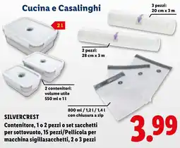 Lidl Cucina e Casalinghi, Silvercrest offerta