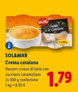 Lidl SOL&MAR Crema catalana offerta