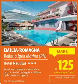 Lidl Hotel Nautilus offerta