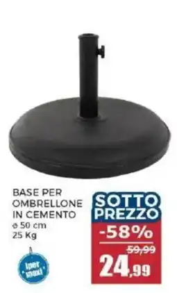 Happy Casa BASE PER OMBRELLONE IN CEMENTO offerta