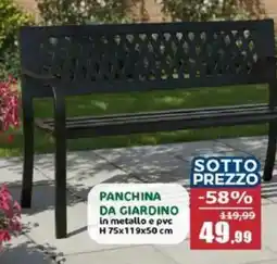 Happy Casa PANCHINA DA GIARDINO offerta