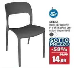 Happy Casa Sedia in polipropilene offerta