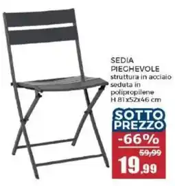 Happy Casa Sedia pieghevole offerta