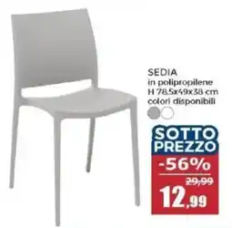Happy Casa SEDIA in polipropilene offerta