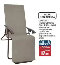 Happy Casa CUSCINO MONOBLOCCO CON PROLUNGA offerta