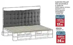Happy Casa Cuscino pallet per schienale o seduta offerta